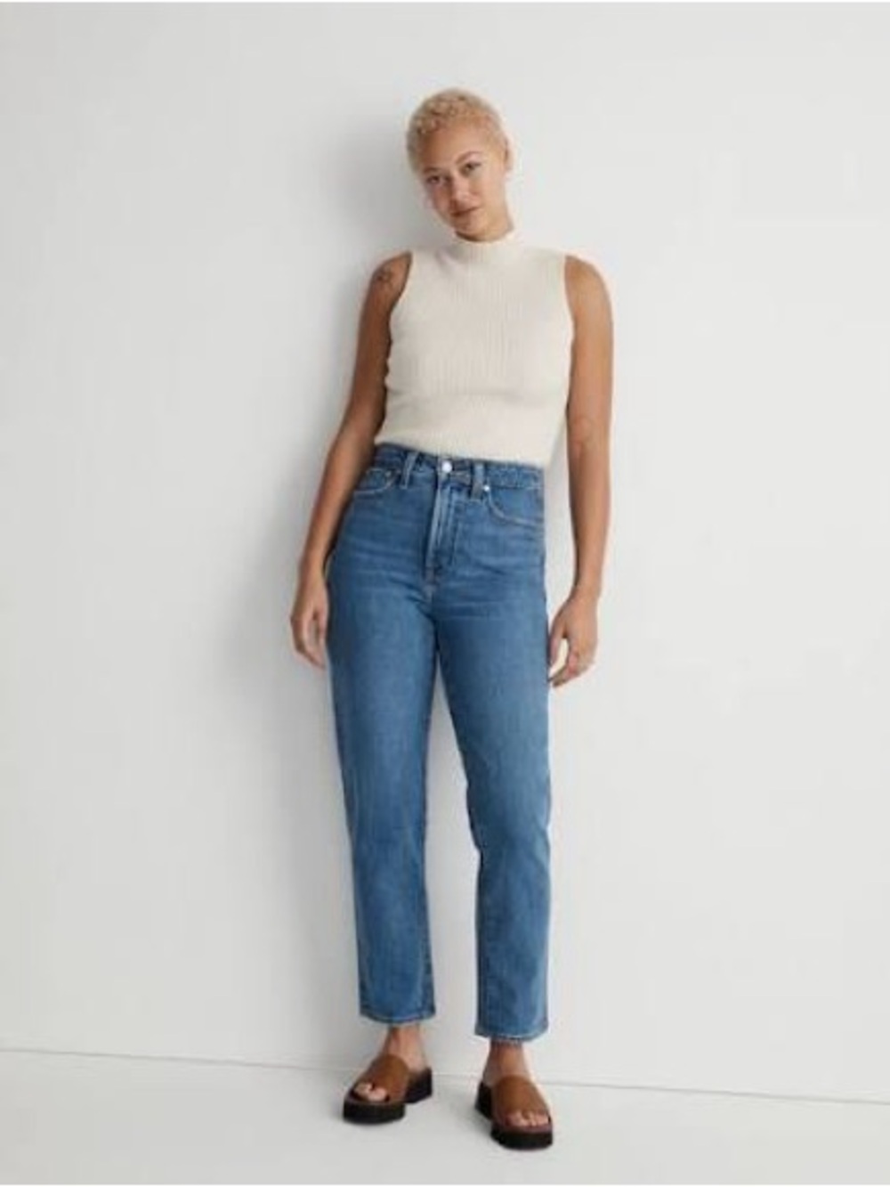 Madewell Curvy Perfect Vintage Straight Leg Jean -Tall